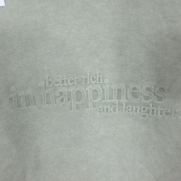 Better Rich NY Crew Sweat Sweatshirt women's in Salvia Green Happy Crew Slit SMA - Picture 8 of 8